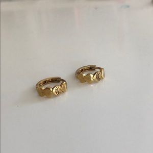 Juicy gold earrings